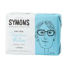Butter Organic Salted (Symons 250g)